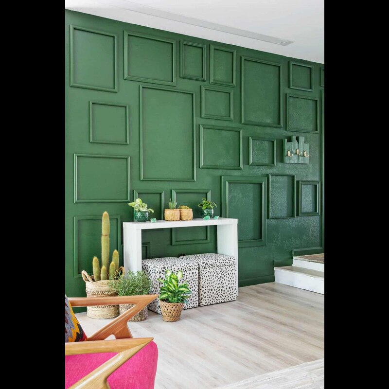 green wall