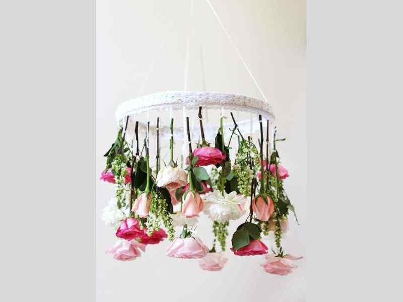 flower chandelier