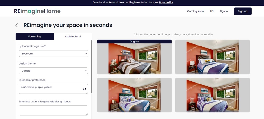 reimagine home preview screenshot