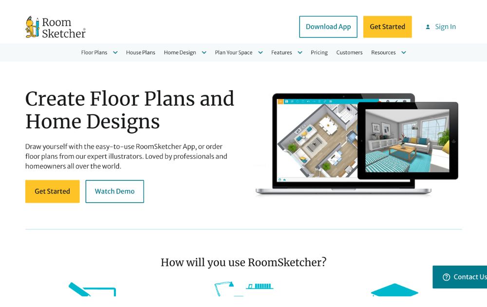 roomsketcher home page