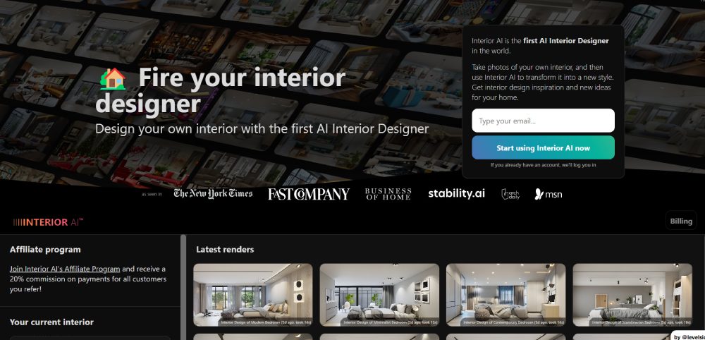 interior ai homepage