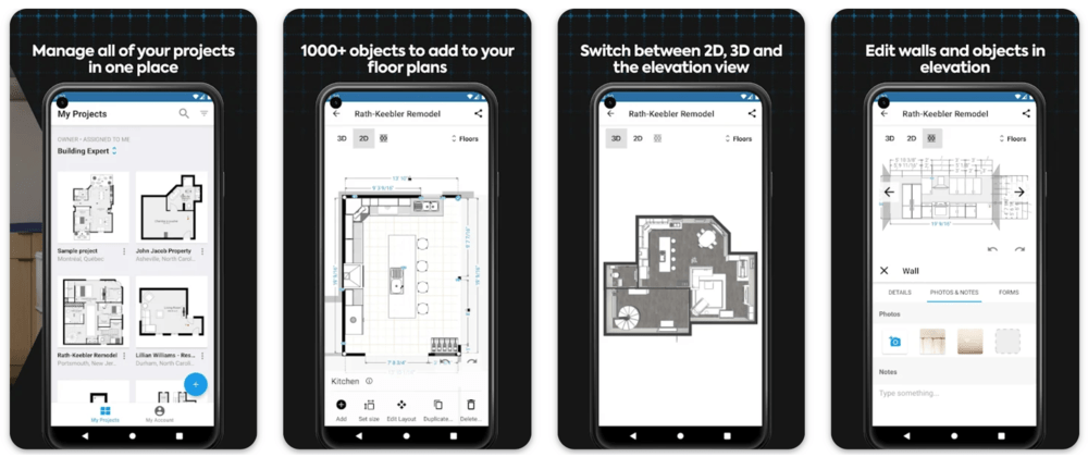 magicplan app screenshots